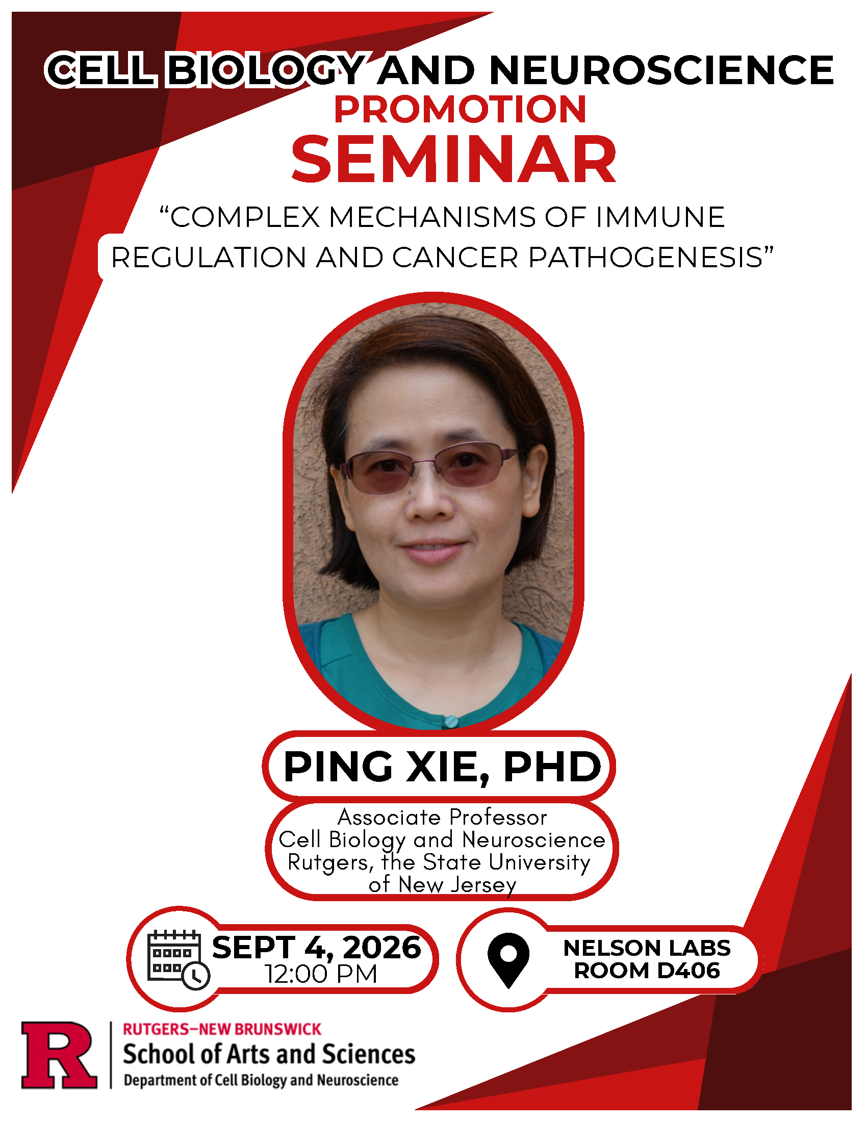 Promotion Seminar - Ping Xie